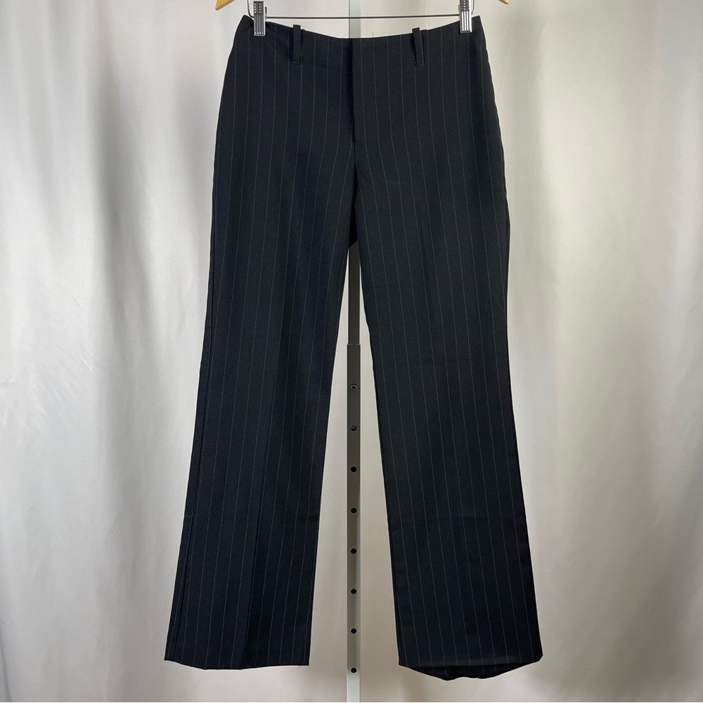A. Byer Size 29 Vintage Pinstripe Trousers Wide Leg Retro Formal Office Business